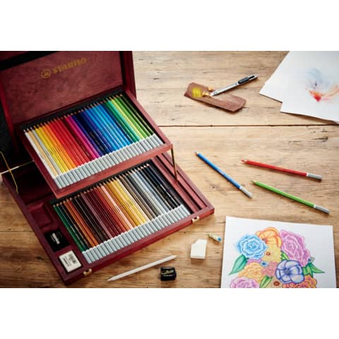 stabilo-matite-colorate-carbothello-assortiti-valigetta-legno-60-1460-1