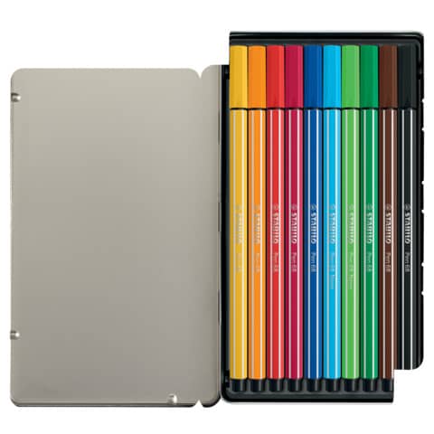 stabilo-pennarelli-pen-68-1-mm-scatola-metallo-assortiti-conf-10-pezzi-6810-6