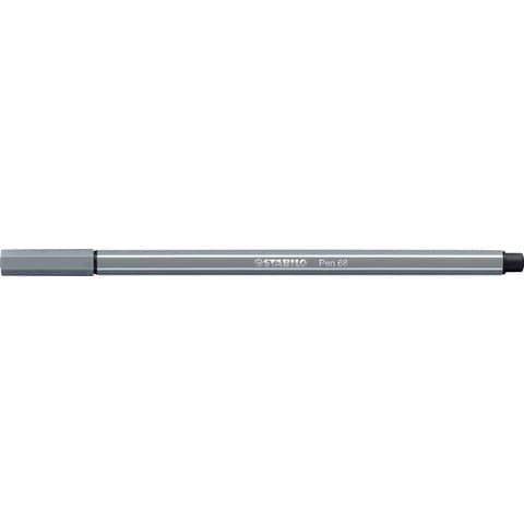 stabilo-pennarelli-pen-68-tratto-1-mm-grigio-scuro-68-96