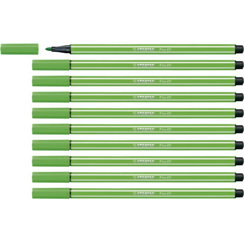 stabilo-pennarelli-pen-68-tratto-1-mm-verde-chiaro-68-33