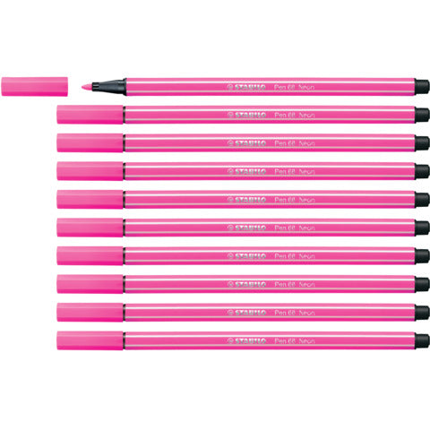 stabilo-pennarello-pen-68-1-mm-rosa-fluo-68-056
