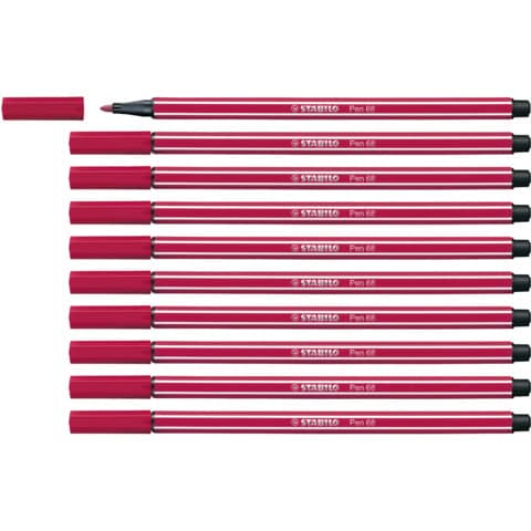 stabilo-pennarello-pen-68-1-mm-rosso-scuro-68-50