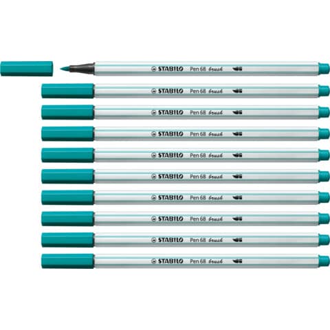 stabilo-pennarello-pen-68-brush-punta-pennello-m-1-mm-blu-turchese-568-51