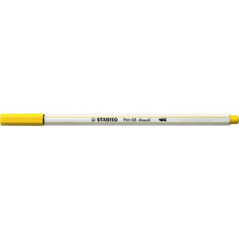 stabilo-pennarello-pen-68-brush-punta-pennello-m-1-mm-giallo-568-44