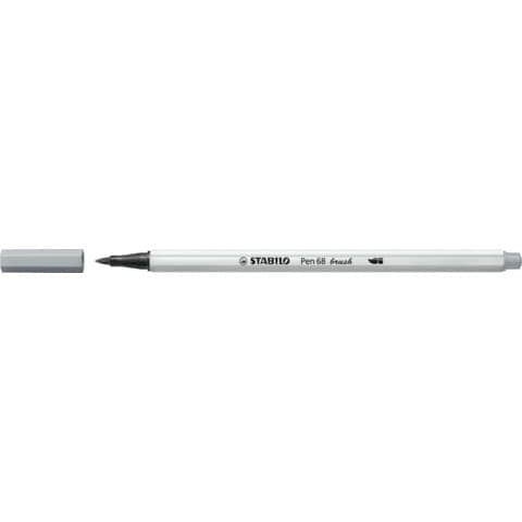 stabilo-pennarello-pen-68-brush-punta-pennello-m-1-mm-grigio-freddo-medio-568-95