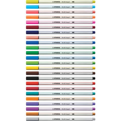 stabilo-pennarello-pen-68-brush-punta-pennello-m-1-mm-grigio-freddo-medio-568-95