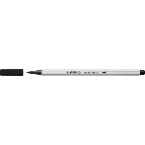 stabilo-pennarello-pen-68-brush-punta-pennello-m-1-mm-nero-568-46