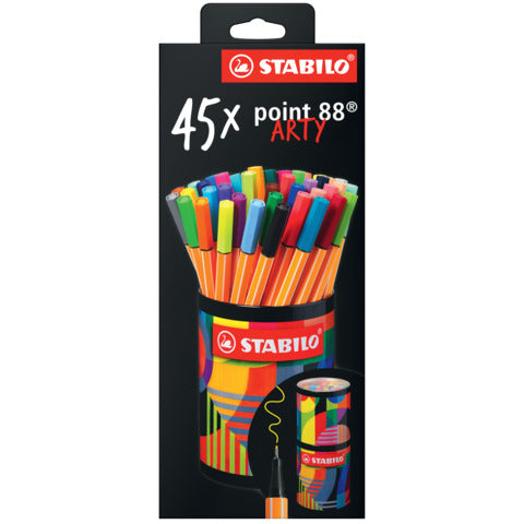 stabilo-point-88-arty-conf-45-pz-colori-assortiti-88-45-2-20
