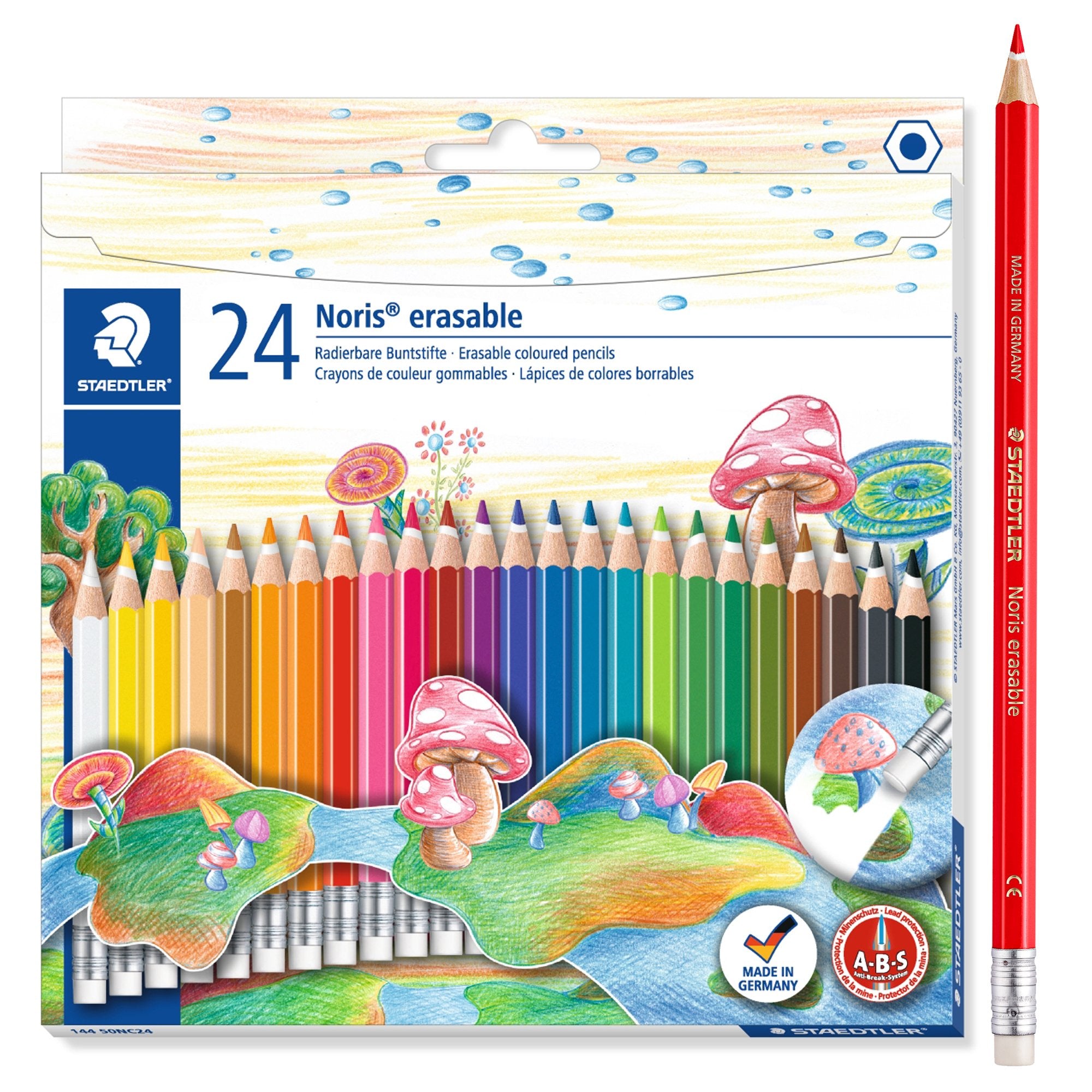 staedtler-astuccio-24-matite-noris-club-144-cancellabili-colori-assortiti