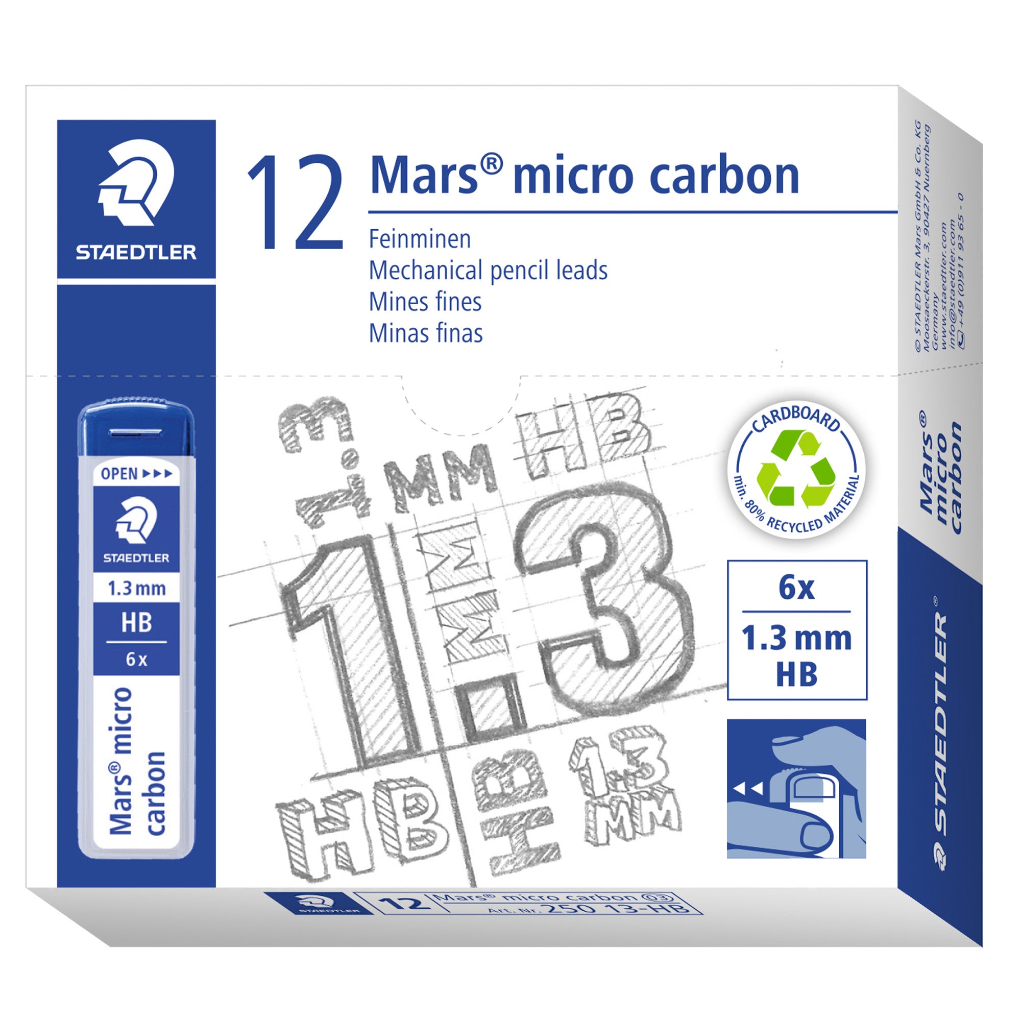 staedtler-astuccio-6-mine-1-3mm-mars-micro-250-13-hb
