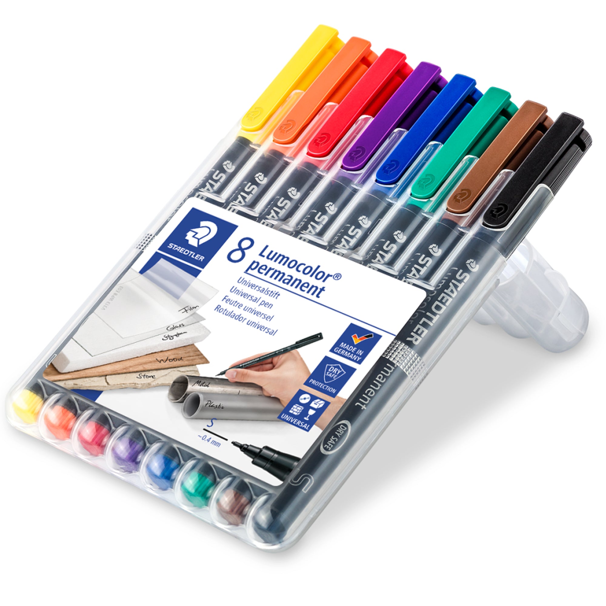 staedtler-busta-8-pennarelli-lumocolor-permanent-313-sf-0-4mm