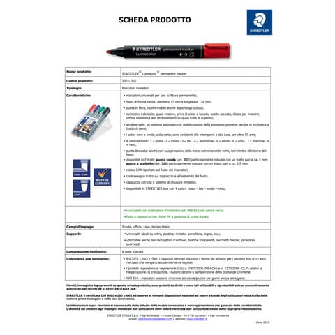 staedtler-marcatore-punta-scalpello-lumocolor-permanent-marker-350-2-5-mm-rosso-350-2