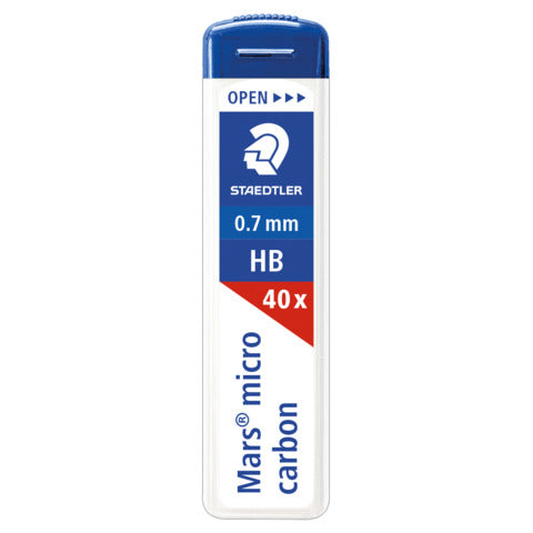 staedtler-mine-sottili-mars-micro-carbon-255-hb-0-7-mm-astuccio-40-pezzi-255-07-hb