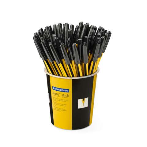 staedtler-penna-sfera-noris-stick-punta-m-1-mm-nero-barattolo-50-pezzi-434-09-kp5