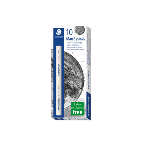 staedtler-ricambio-portagomma-mars-plastic-528-bianco-conf-10-pezzi-528-55