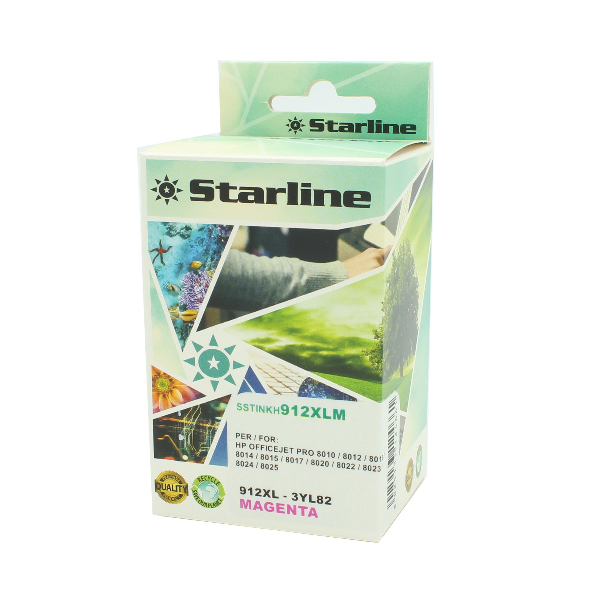 starline-cartuccia-ink-magenta-hp-912-xl