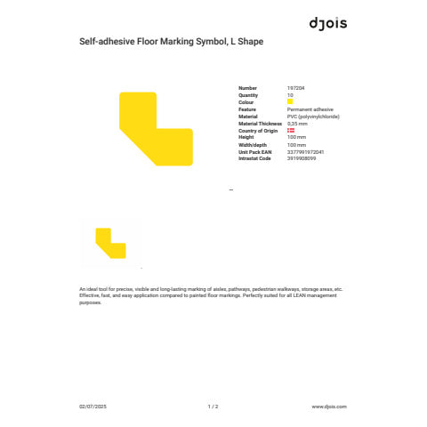 tarifold-sticker-pavimenti-l-10x5-cm-giallo-conf-10-pz-b197204