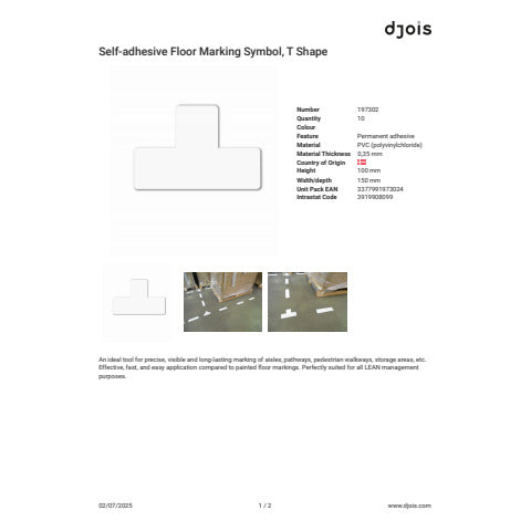 tarifold-sticker-pavimenti-t-15x5-cm-bianco-conf-10-pz-b197302