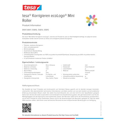 tesa-mini-correttore-nastro-eco-blister-2-pezzi-5-mm-x-6-m-59817-00000-00