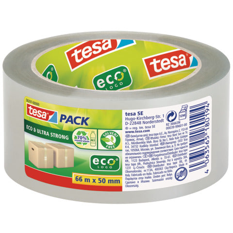 tesa-nastro-imballaggio-pck-eco-ultra-strong-pet-trasparente-50-mm-x-66-m-bnr-58297