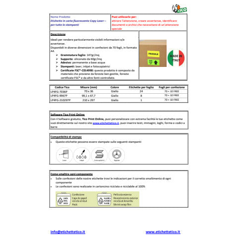 tico-etichette-giallo-fluorescente-permanenti-laser-inkjet-24-et-foglio-conf-10010-ff-omaggio-70x36-mm-lp4fg-7036p