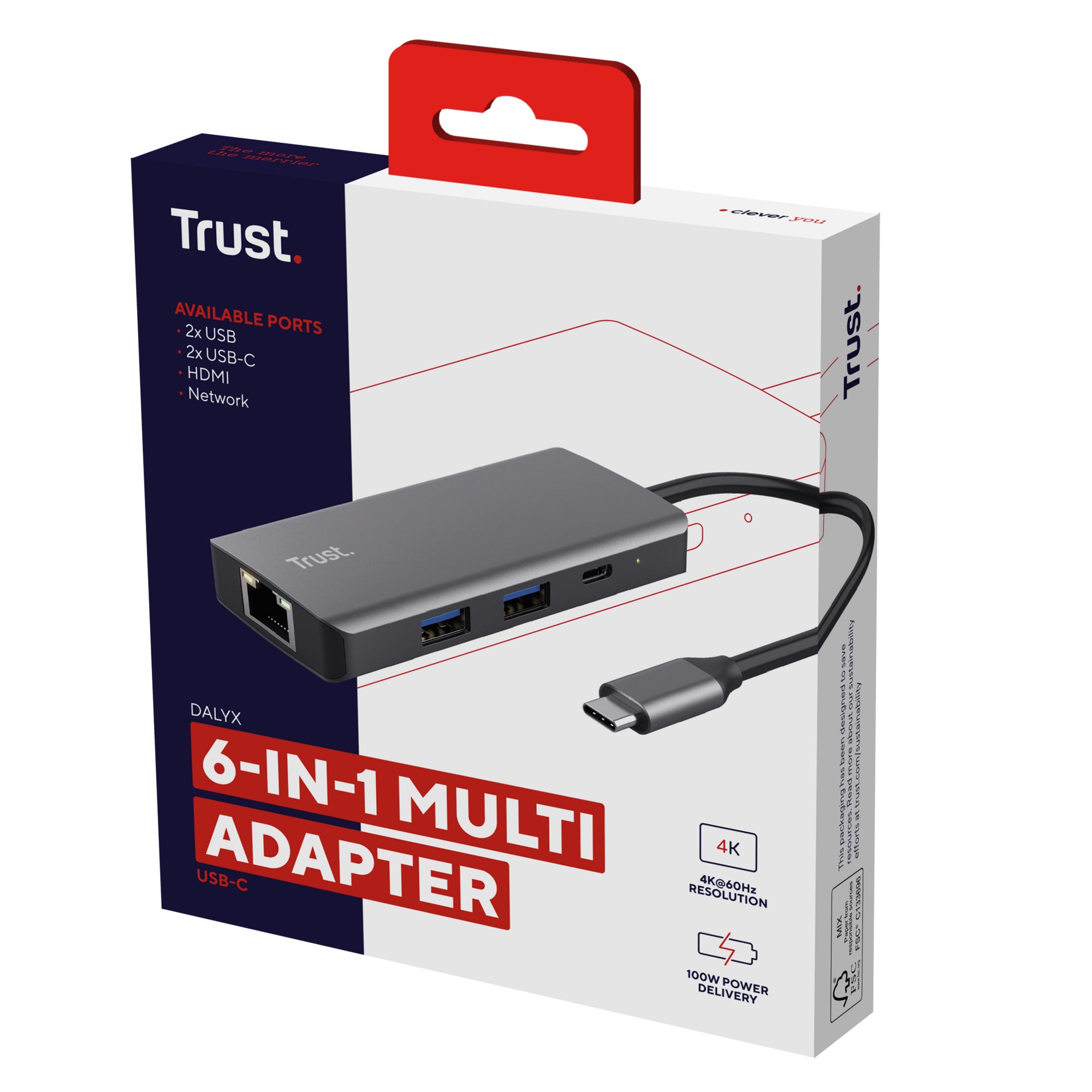 trust-adattatore-multiporta-usb-c-6-in-1-dalyx