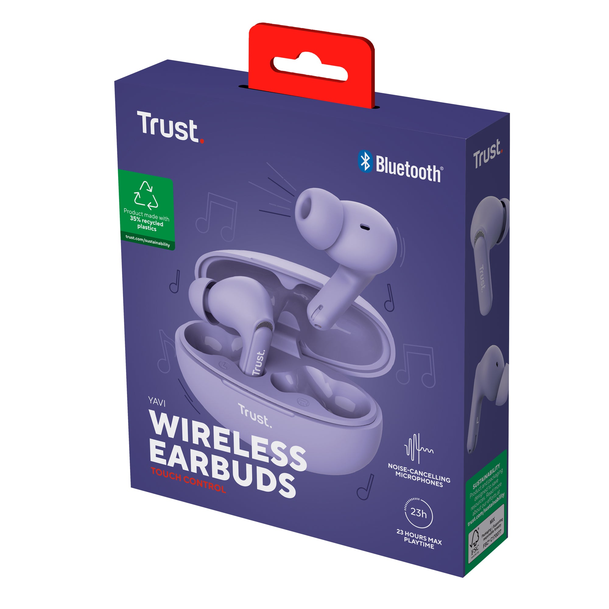 trust-auricolari-bluetooth-yavi-viola-