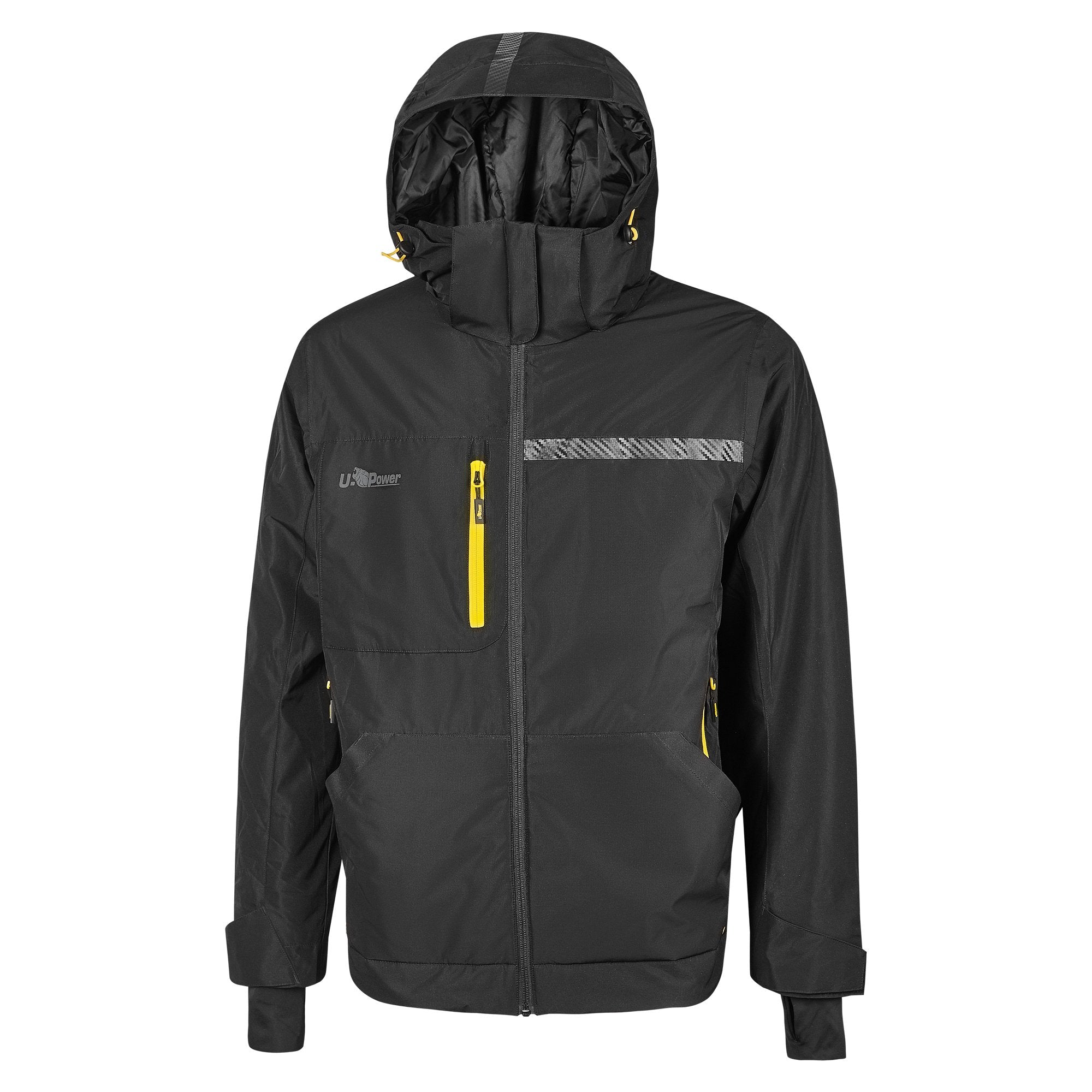 u-power-giacca-wink-tg-l-nero-giallo