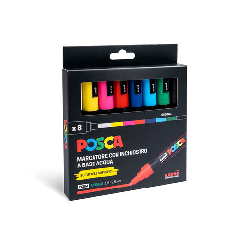 uni-mitsubishi-marcatore-tempera-inchiostro-pigmentato-uni-posca-1-8-2-5-mm-colori-assortiti-original-cf-8-pz-m-pc5m-8p