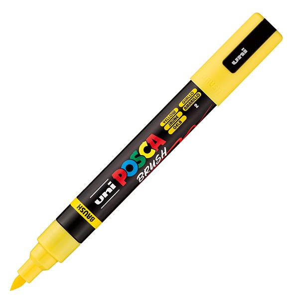 uni-mitsubishi-marcatore-uni-posca-pc5mbr-punta-brush-1-0-4-0mm-giallo