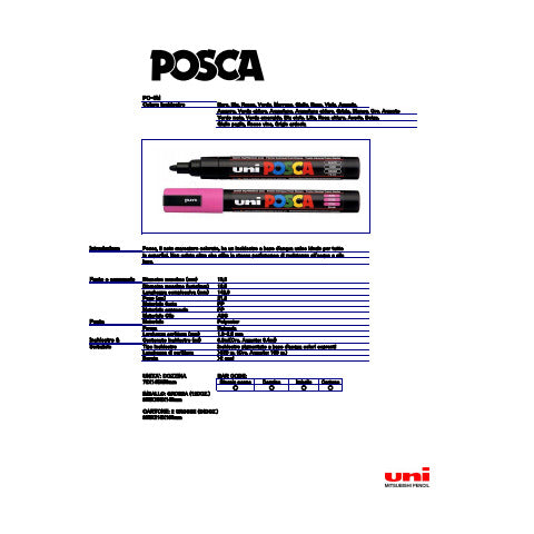 uni-posca-gift-box-marcatore-tempera-punta-media-colori-assortiti-tappo-barattolo-argento-m-84008608