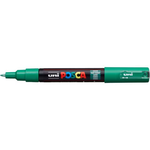 uni-posca-marcatore-tempera-posca-uni-ball-punta-tonda-0-7-mm-verde-m-pc1m-v