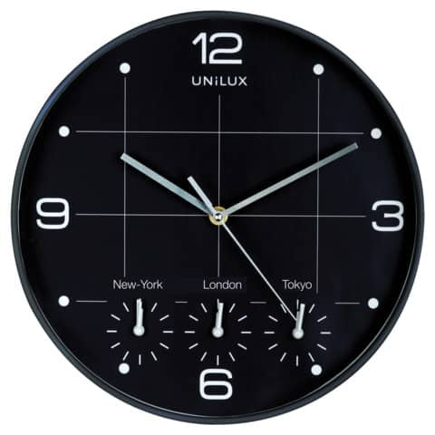 unilux-orologio-parete-d30-5cm-4-fusi-on-time