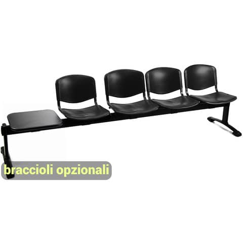 unisit-panca-4-posti-attesa-dado-d54pt-tavolino-rivestimento-ignifugo-nero-d54pt-in
