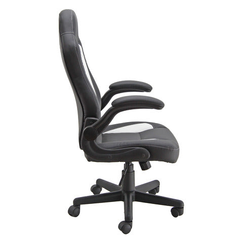 unisit-poltrona-direzionale-ch3-eco-smart-pu-braccioli-nero-bianco-ch3-kn