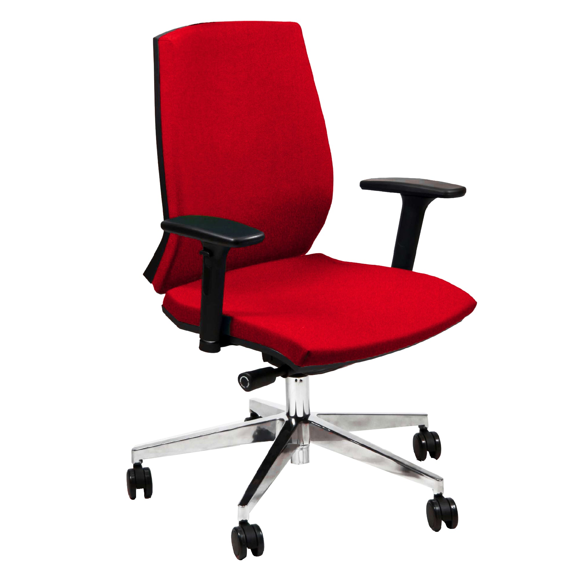 unisit-poltrona-semidirezionale-larissa-lr1s-rosso-braccioli-regolabili