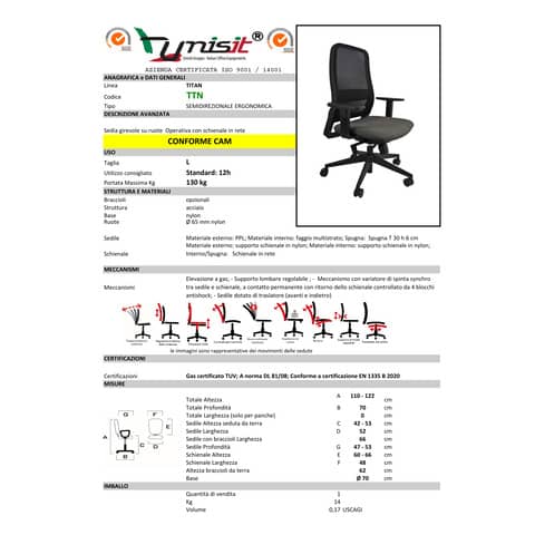 unisit-sedia-semidirezionale-ergonomica-rivestimento-ppl-ignifugo-synchro-titan-nero-ttn-br2-in
