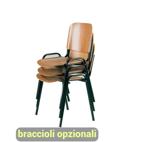 unisit-sedia-visitatore-4-gambe-dado-d5l-legno-struttura-acciaio-nero-conf-2-pezzi-d5l-2