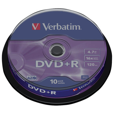 verbatim-dvdr-16x-4-7-gb-spindle-case-10-dvd-r-43498