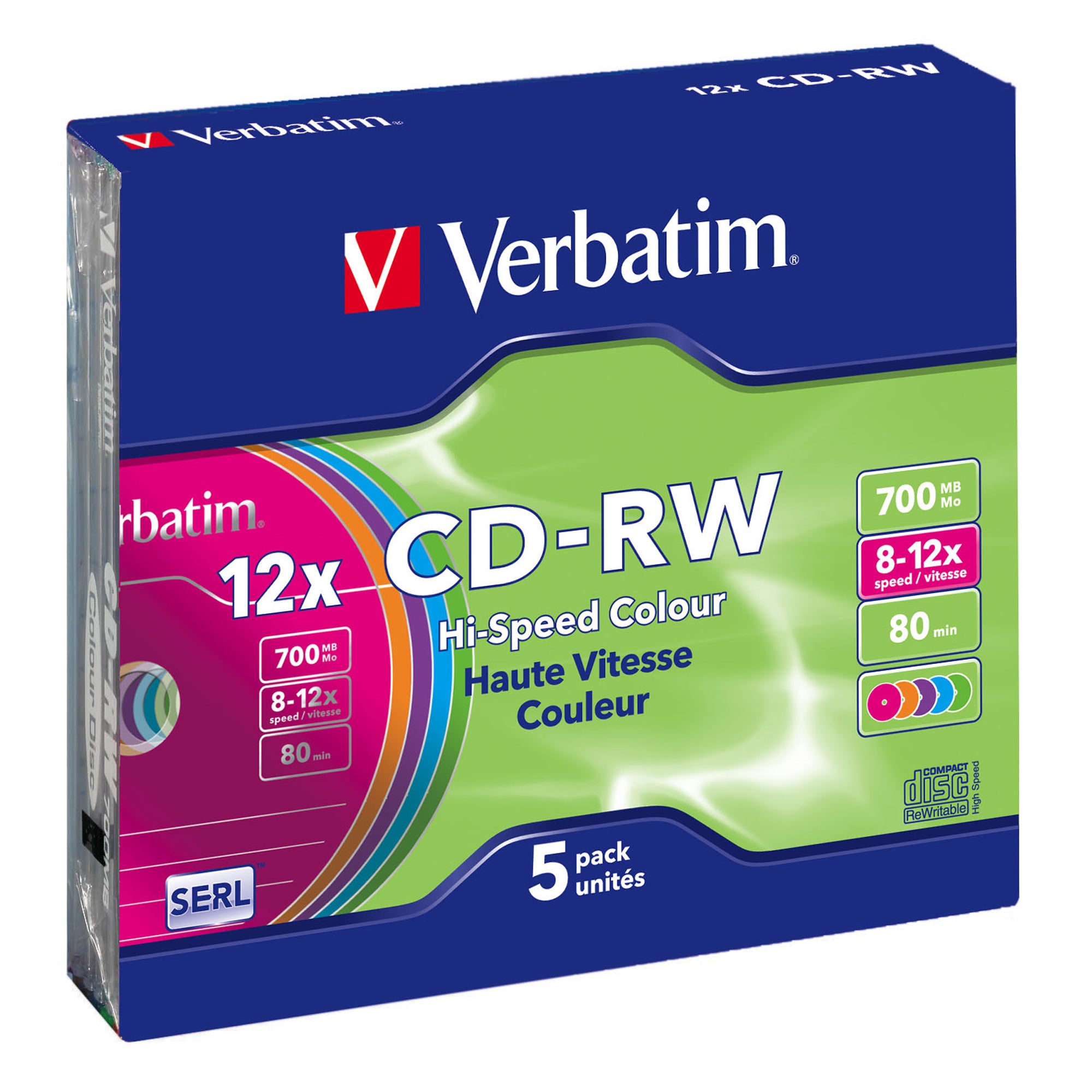 verbatim-scatola-5-cd-rw-datalifeplus-slim-case-8x-10x-700mb-serigrafato-colorato