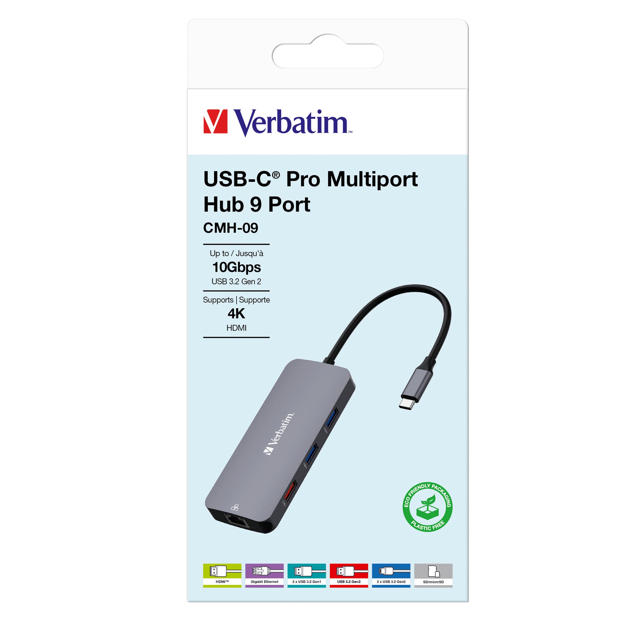 verbatim-usb-c-pro-multiport-hub-9-port-cmh-09