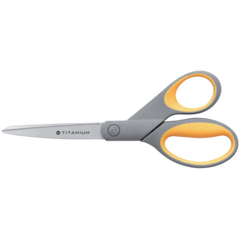 westcott-forbici-softgrip-titanium-super-asimmetriche-giallo-grigio-lama-21-cm-e-30481-00