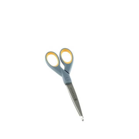 westcott-forbici-softgrip-titanium-super-simmetrica-giallo-grigio-lama-18-cm-e-30470-00