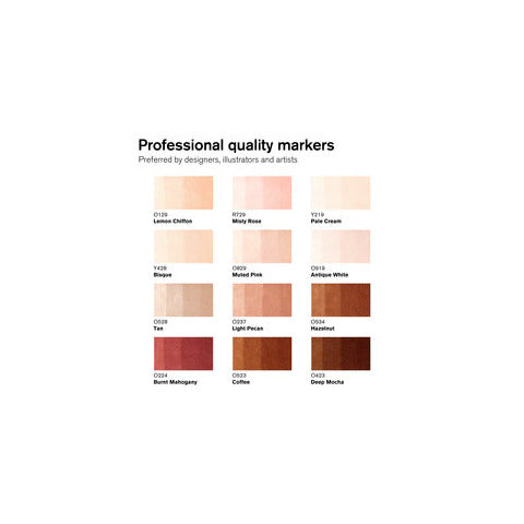 winsor-newton-pennarelli-winsornewton-promarker-doppia-punta-fine-larga-conf-12-pz-toni-carne-blender-0290172