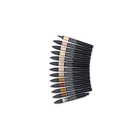 winsor-newton-pennarelli-winsornewton-promarker-doppia-punta-fine-larga-conf-12-pz-toni-carne-blender-0290172
