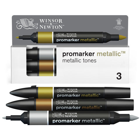 winsor-newton-pennarelli-winsornewton-promarker-doppia-punta-fine-larga-conf-3-pz-colori-metallici-0290186