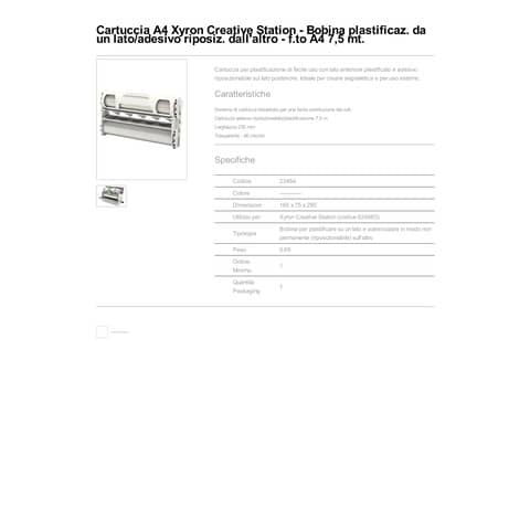xyron-cartuccia-plastificazione-freddo-a4-23-cm-x-7-5-m-80-micron-23464