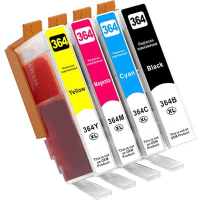 Cartucce 364XL compatibili - Nero/colori - Confezione risparmio da 4 PZ