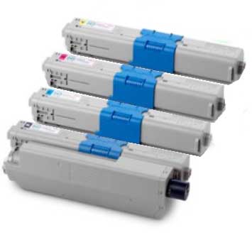 Toner C310/BCMY compatibili - Nero/colori - Confezione risparmio da 4 PZ