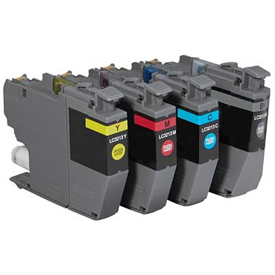 Cartucce LC3213/LC3213VALDR compatibili - Nero/colori - Confezione risparmio da 4 PZ